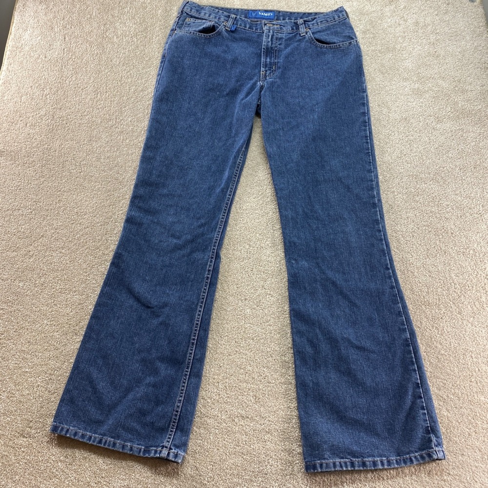 Vanity Jeans Bootcut Denim Women 29x33 Blue Medium Wash Mid Rise Fits (34x32)